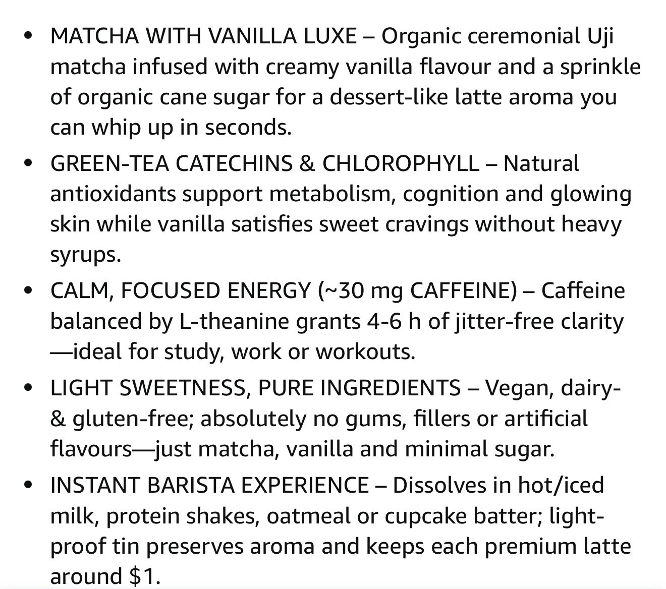 Matcha Made Matcha Latte Vanilla Blend 8.46oz 9/17/2026