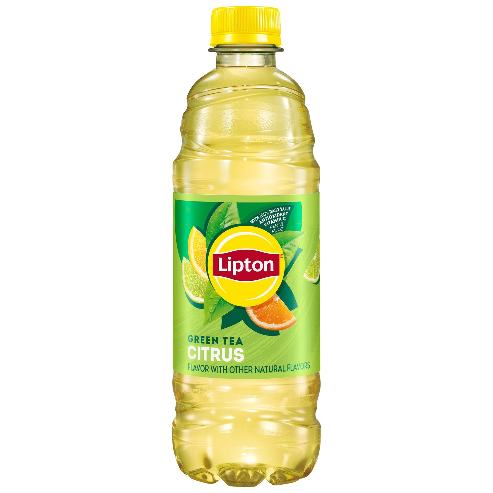 Lipton Green Tea Citrus Iced Tea Drink, 16.9 Fl Oz, 12 Pack, Caffeinated