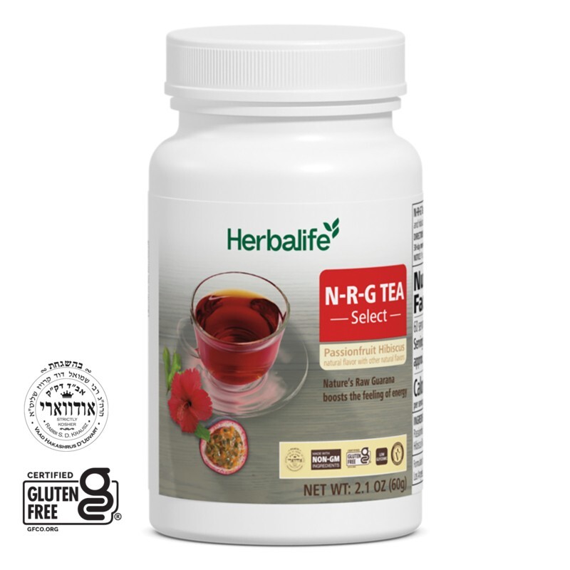 Herbalife N-R-G Tea Select Passionfruit Hibiscus – Instant Energy Tea Mix