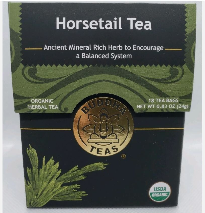 Buddha Teas Certified Organic Horsetail Tea 18 Tea Bags 12/2028
