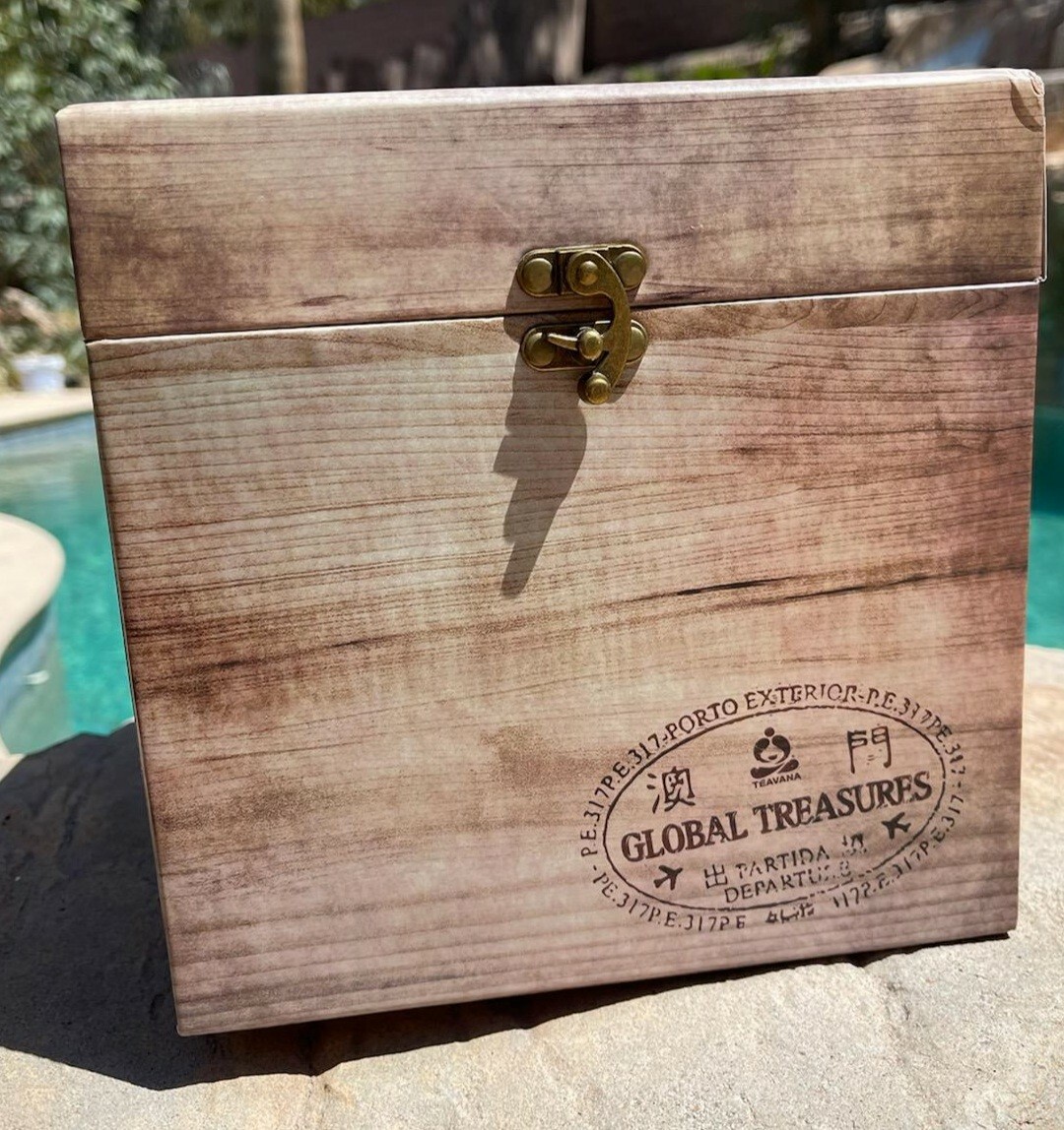 TEAVANA BOX GLOBAL TREASURES TEA COLLECTION BOX 2014 EMPTY BOX ONLY BEAUTIFUL