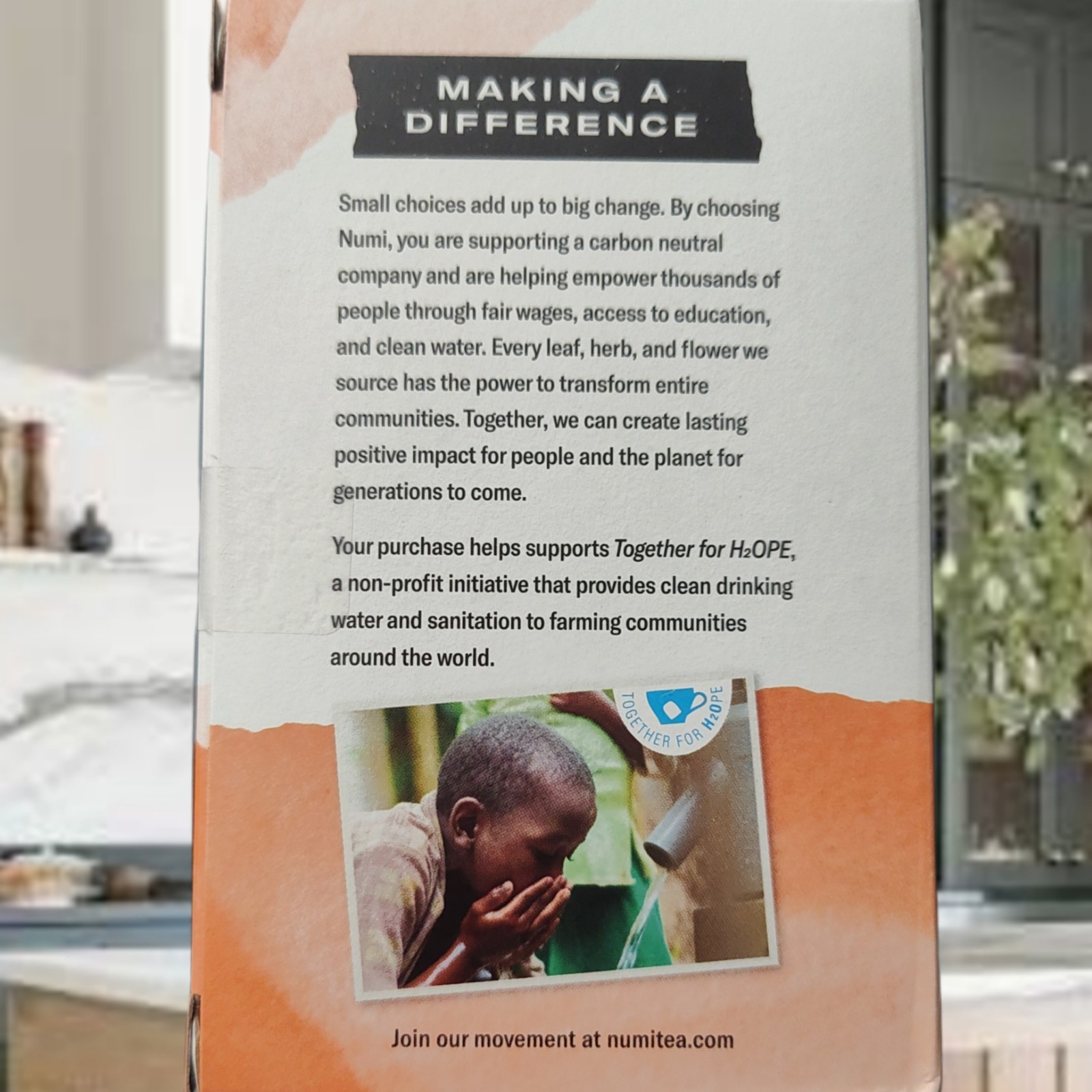 Numi 18 Organic Tea Bags Rooibos Mellow South African Brew Caffeine Free