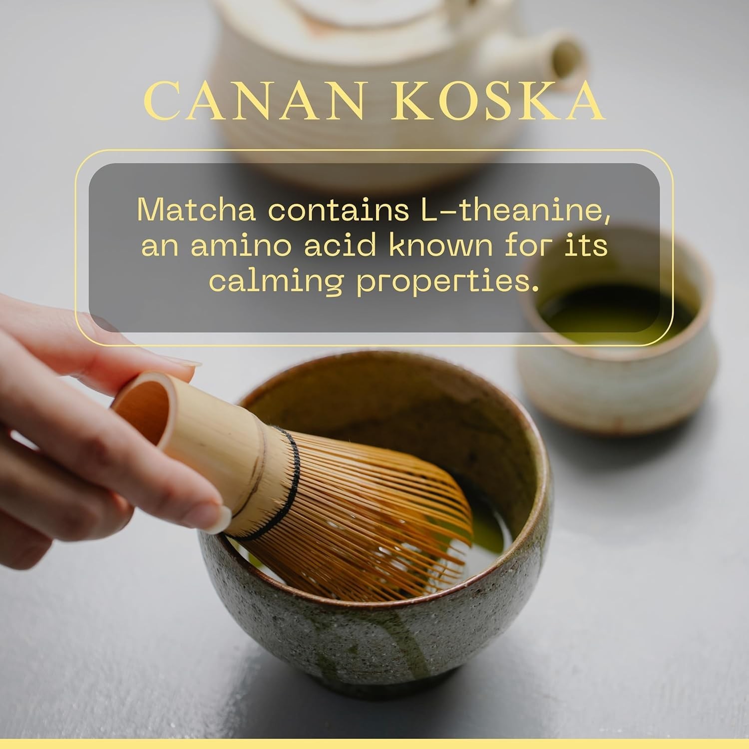 Canan Koska Ceremonial Grade Matcha Powder – Stone-Ground 1 Ounce (Pack Of 1)