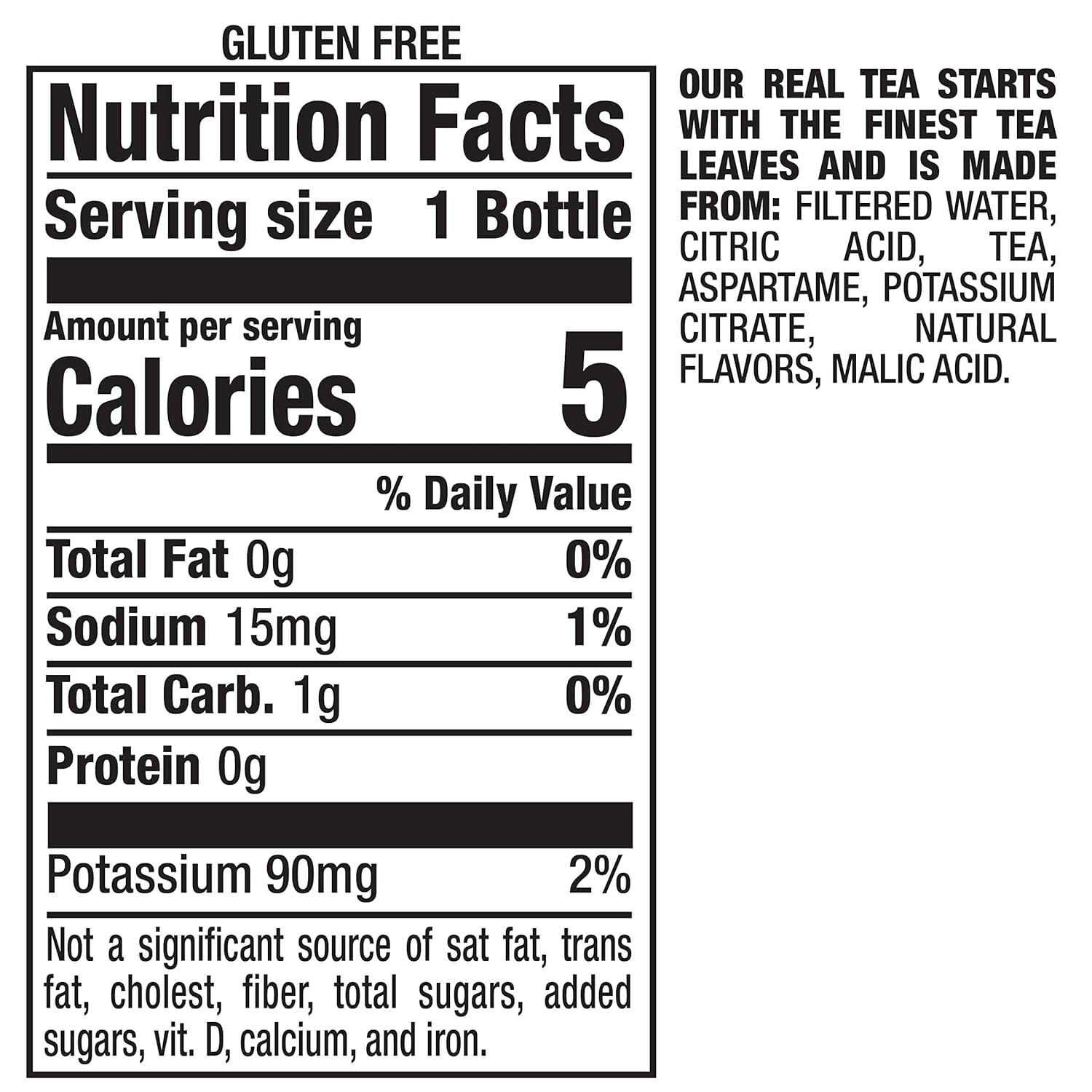 Snapple Zero Sugar Raspberry Tea, 16 Fl Oz Recycled Plastic Bottle, Pack of 12