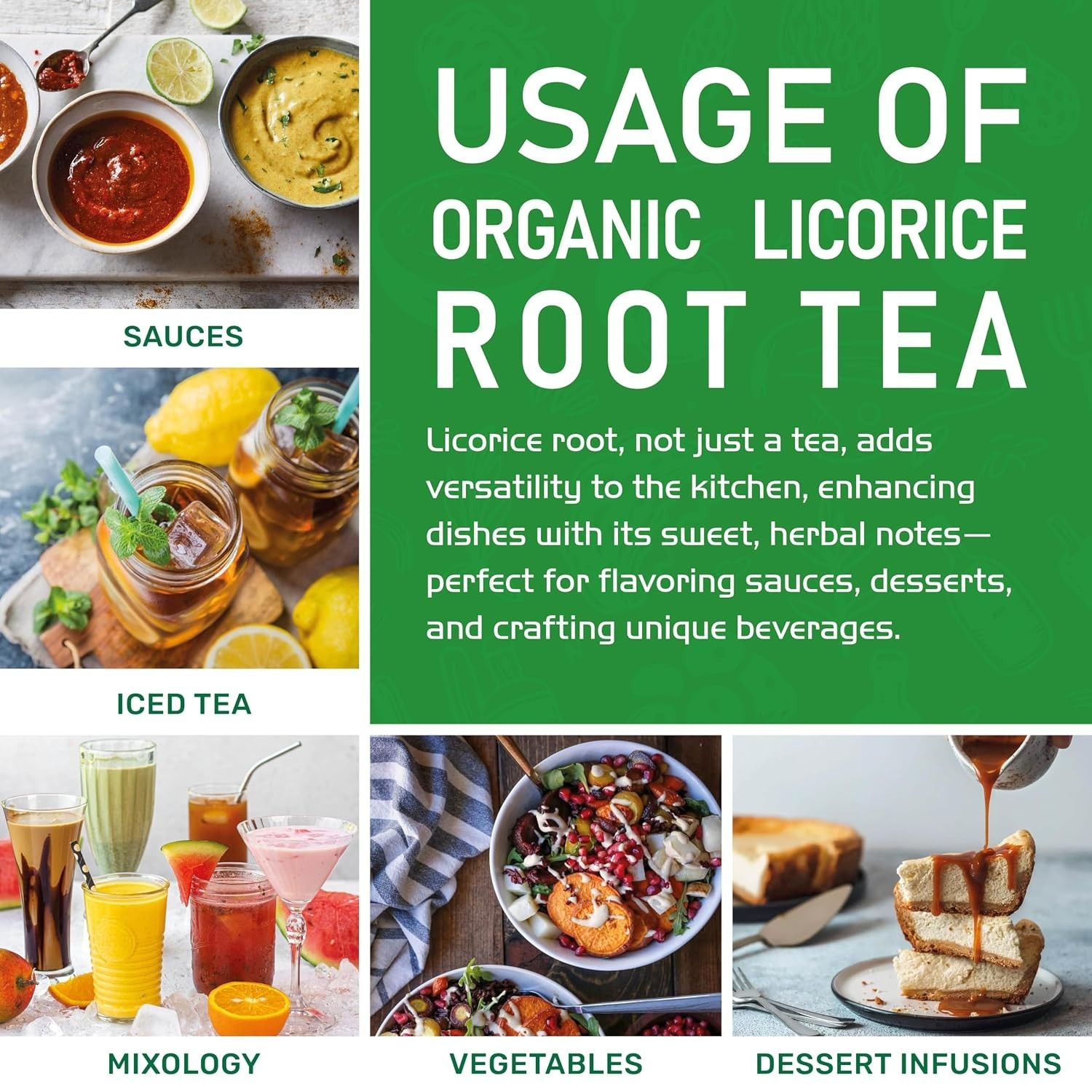 Organic Licorice Root Cut & Sifted Tea – 14 Oz for Natural Wellness