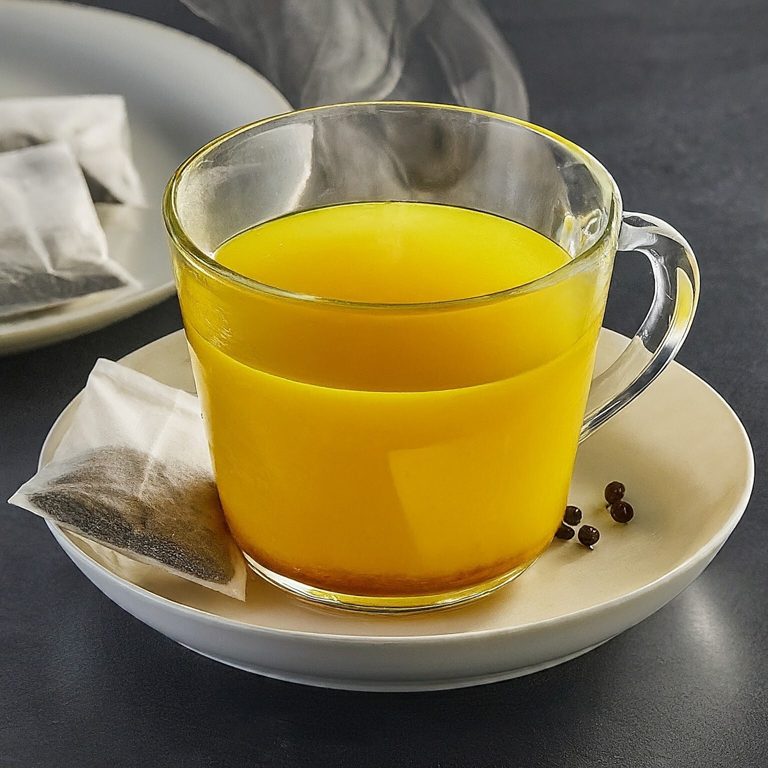 Organic Turmeric Tea Blend, Curcuma Turmeric Herbal Tea Blend, 75 Detox Tea Bags