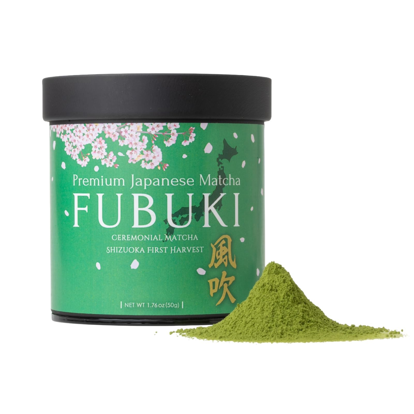 FUBUKI Authentic Japanese Matcha Green Tea Powder – Ceremonial Grade, Single-…
