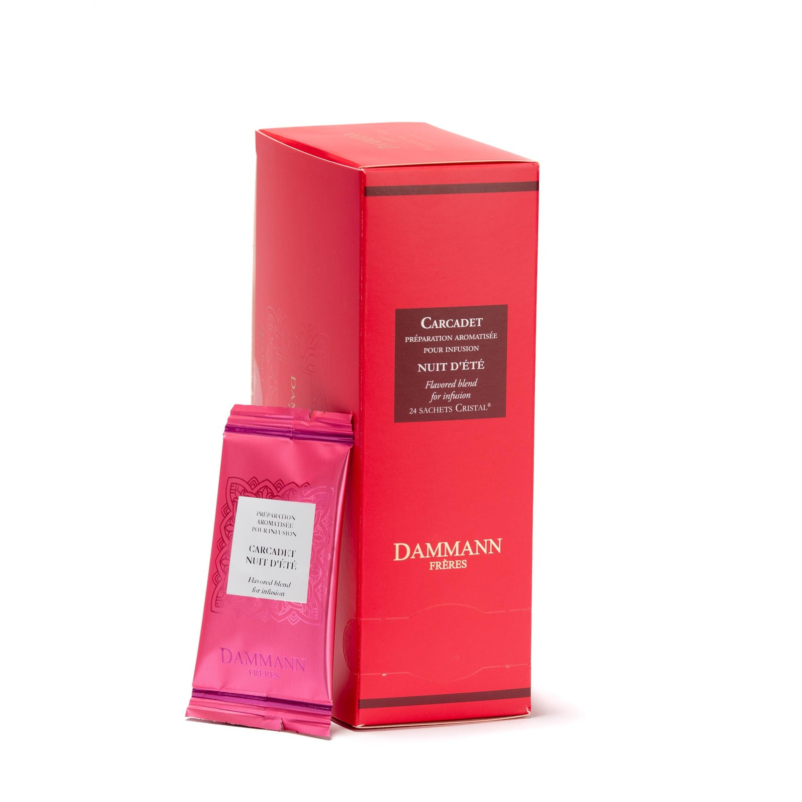 Dammann Freres Sachets, Carcadet Nuit d’été Tea Bags, Premium Gourmet French …