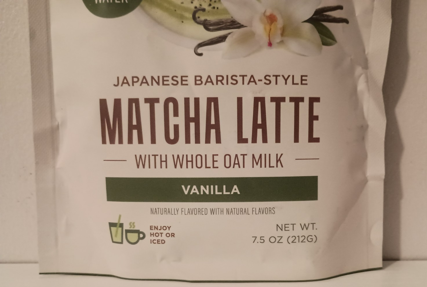 Karma Kitchen Japanese Barista-Style Vanilla Matcha Latte w/ Whole Oat Milk