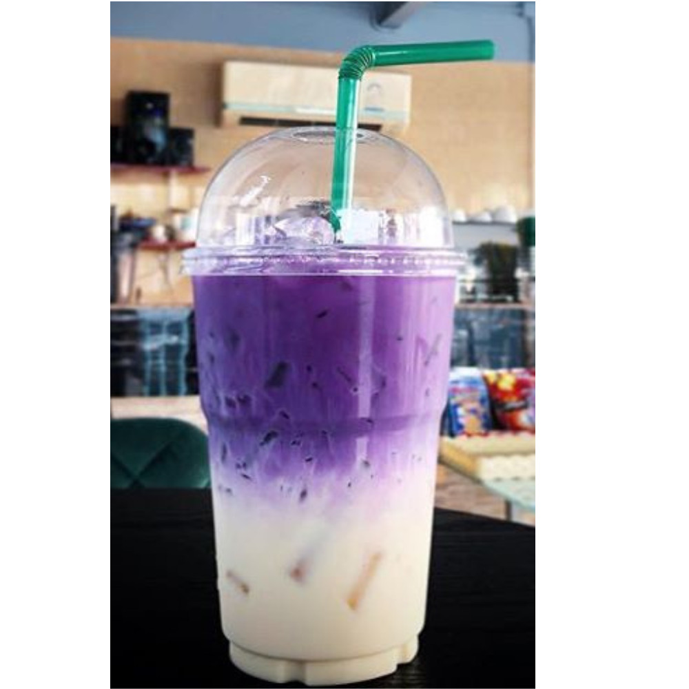 Taro Bubble Milk Tea Powder Instant Boba Drink Mix Smoothie Flavor 300g