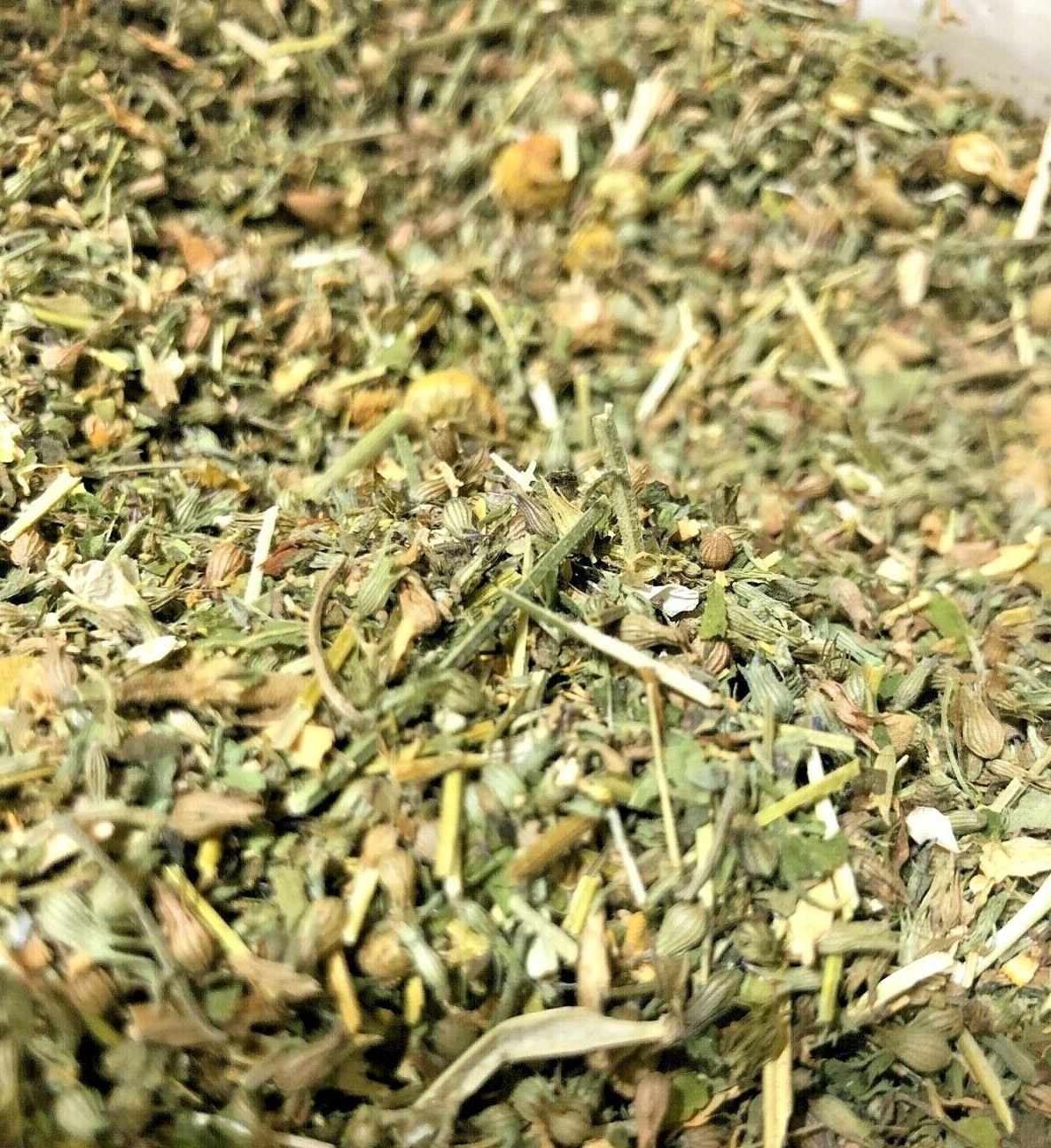 Mixture of: Peppermint Leaf, Catnip Herb, Skullcap, Chamomile Flowers – 1 2 4 oz