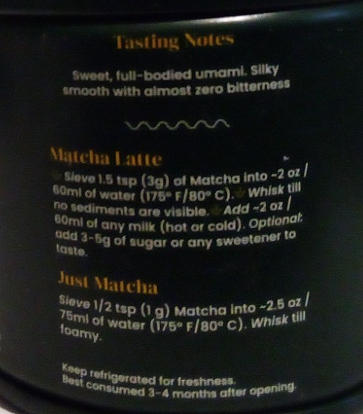 Crafti Ceremonial Grade Organic Matcha Powder 1 oz / 30 grams EXPIRATION 8/2026