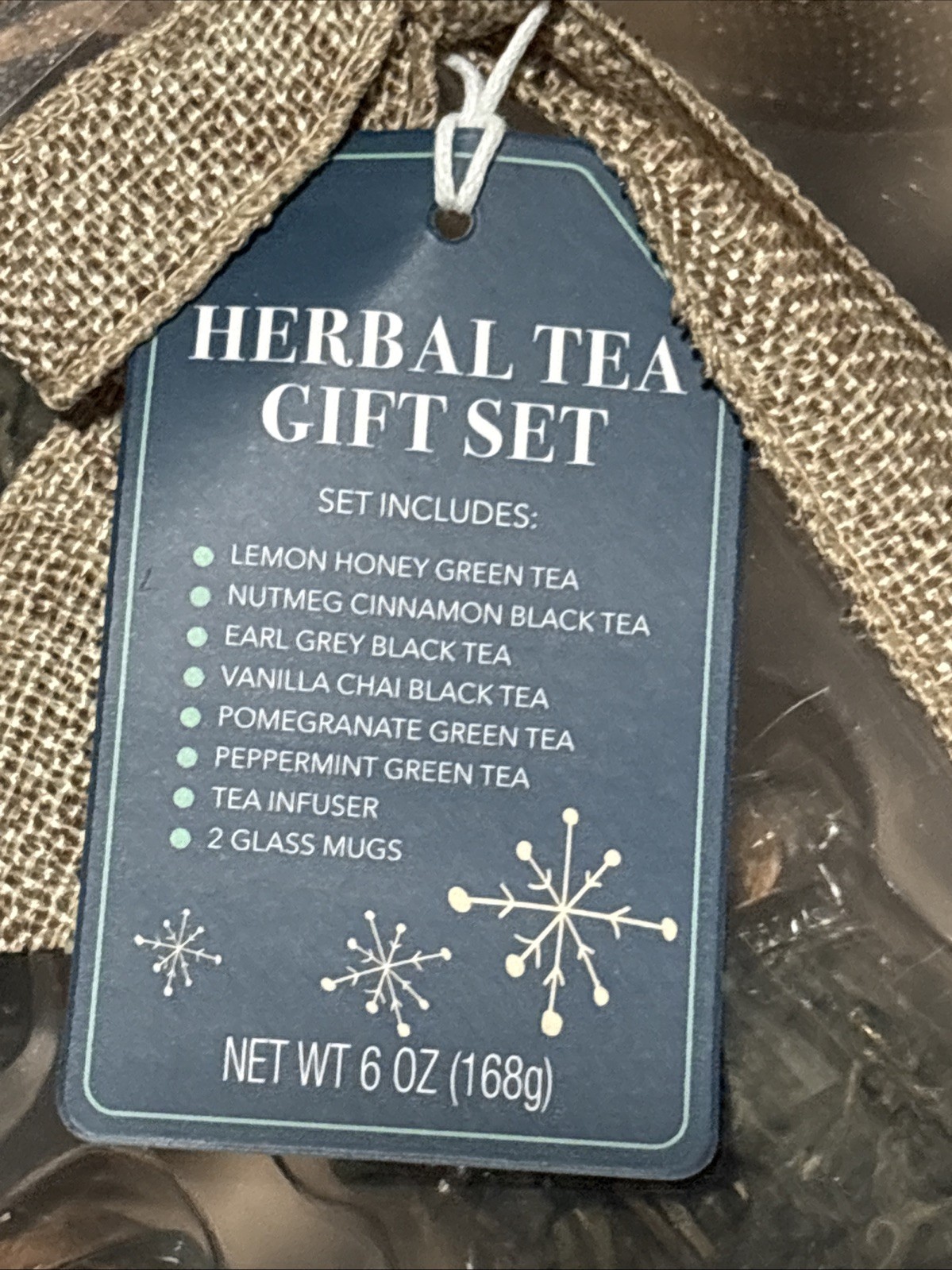 Thoughtfully Gourmet Foods Tea Gift Set W/ variety of teas, mugs & infusers