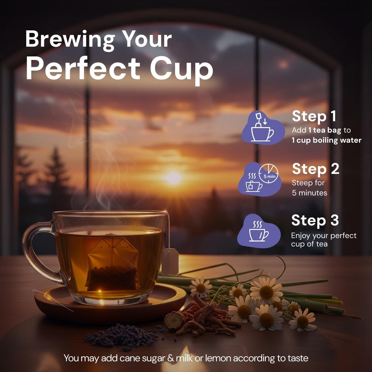 Maharishi Ayurveda All Natural Blissful Rest Herbal Tea, 20 Tea Bag