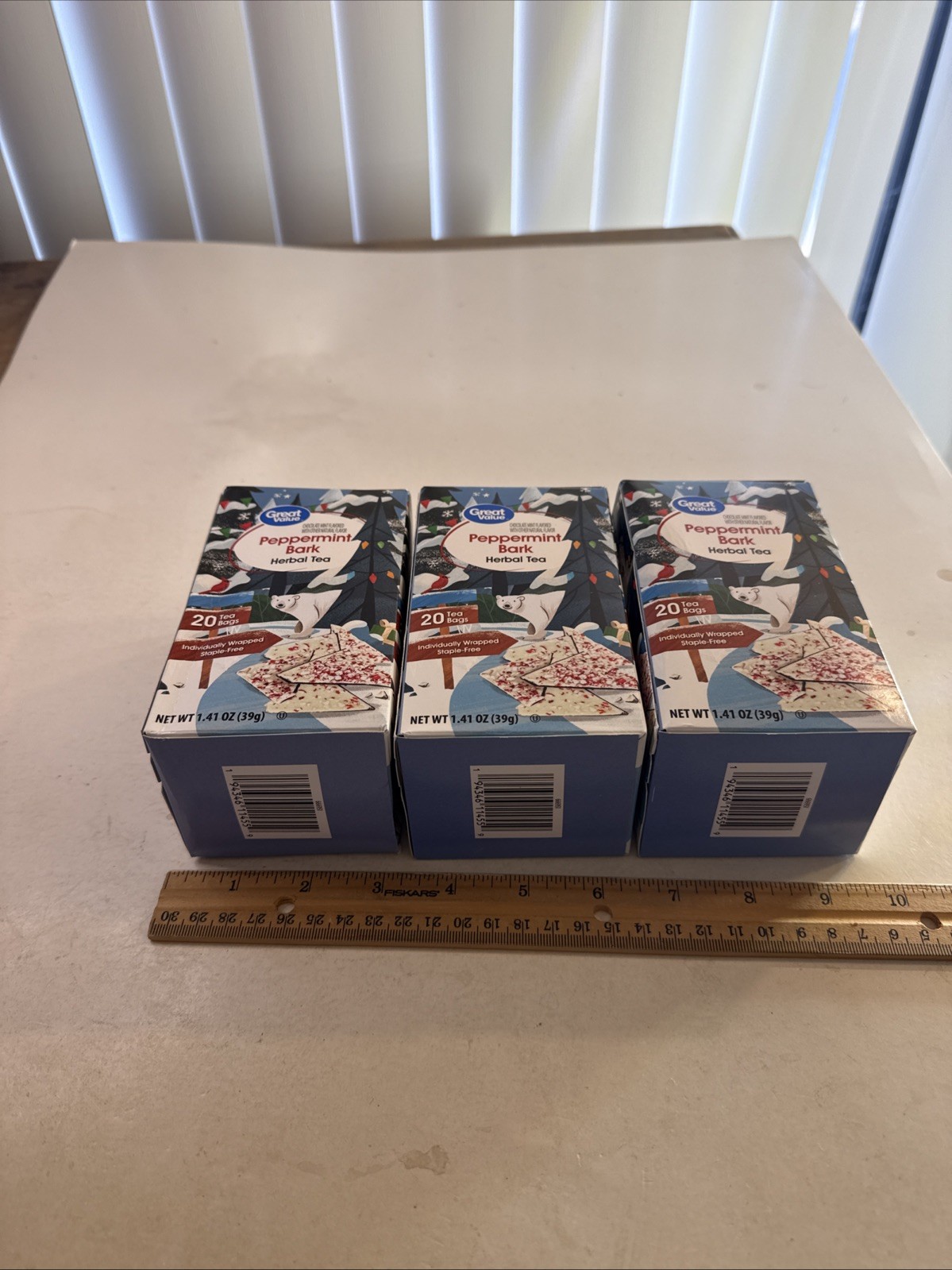 Peppermint Bark Herbal Tea Great Value Holiday Christmas Lot 3 Carob Spearmint
