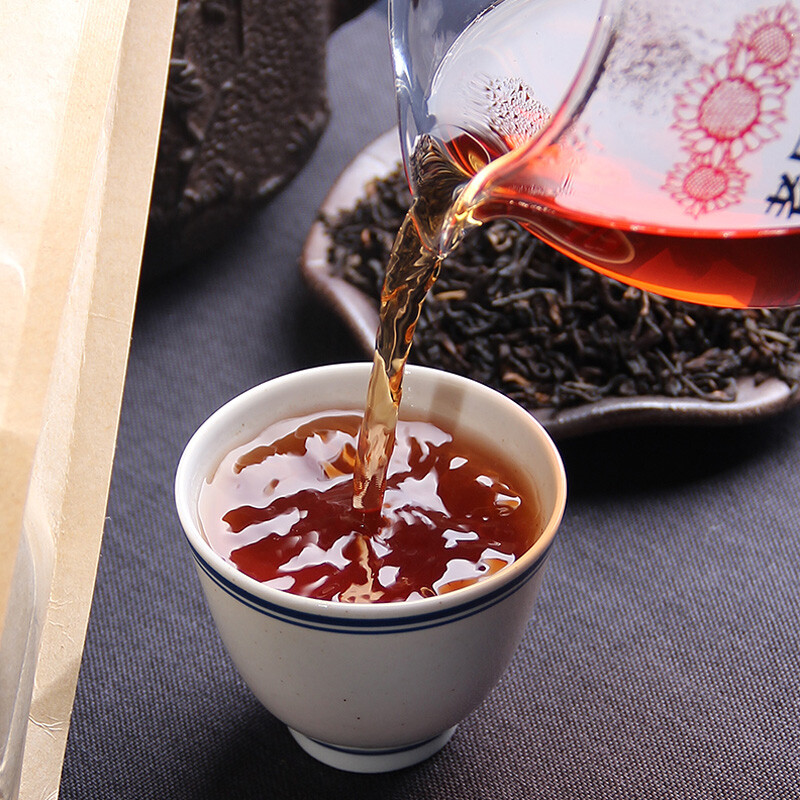 2021 YUNNAN LAOTONGZHI PU’ER TEA Loose Puer Tea Ripe 3rd Grade Haiwan Tea 500g