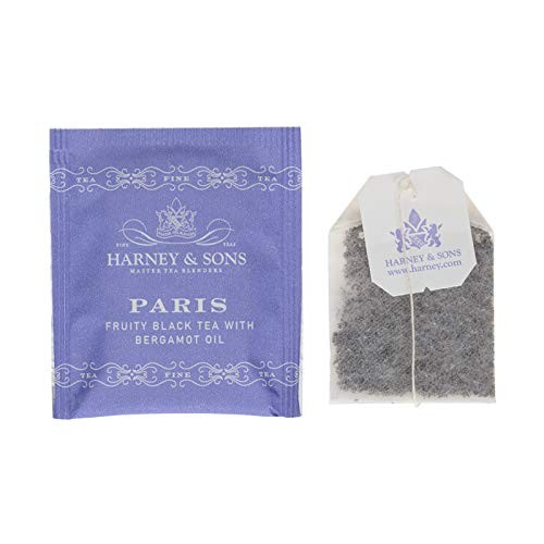 Harney & Sons Paris Black Tea | 50 Bags | Fruity 50 Count (Pack of 1)