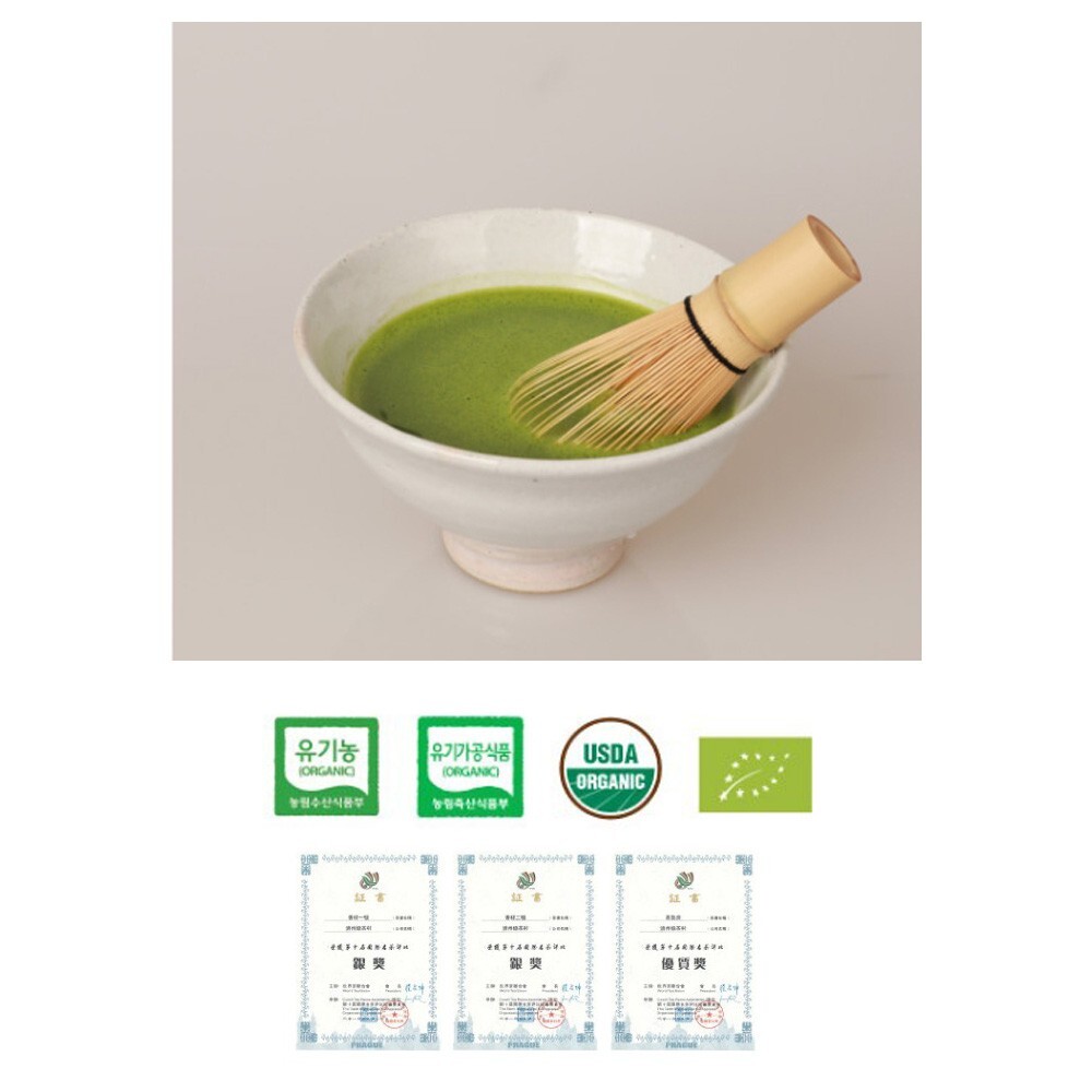 GOSSI KOREA JEJU MATCHA Powder 100g Rich Flavor Organic Green Tea Latte No Sugar
