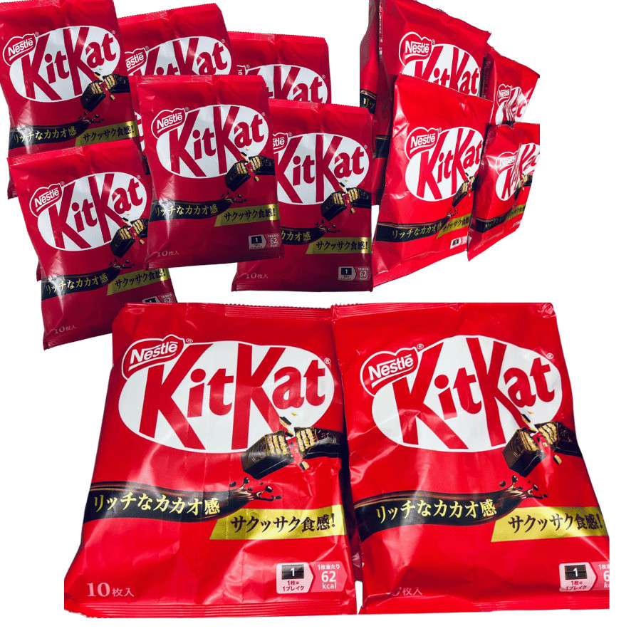 Japanese KitKat Matcha & Original 120pcs Bulk Pack (10×12 Bags) Authentic Japan