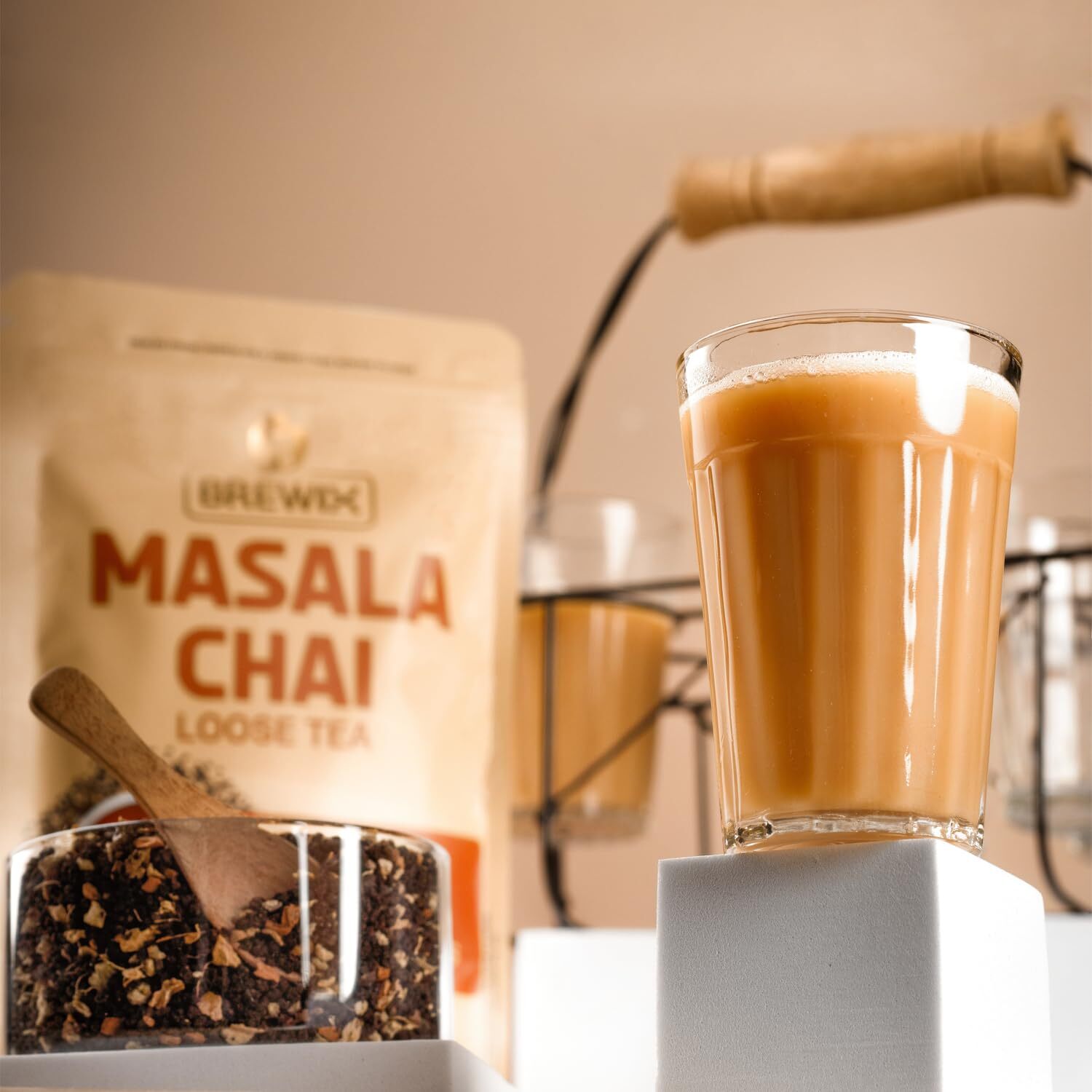 Masala Chai Tea Loose Leaf CTC TEA 50+ Cups 3.53oz/100g Strong Robust & Arom…