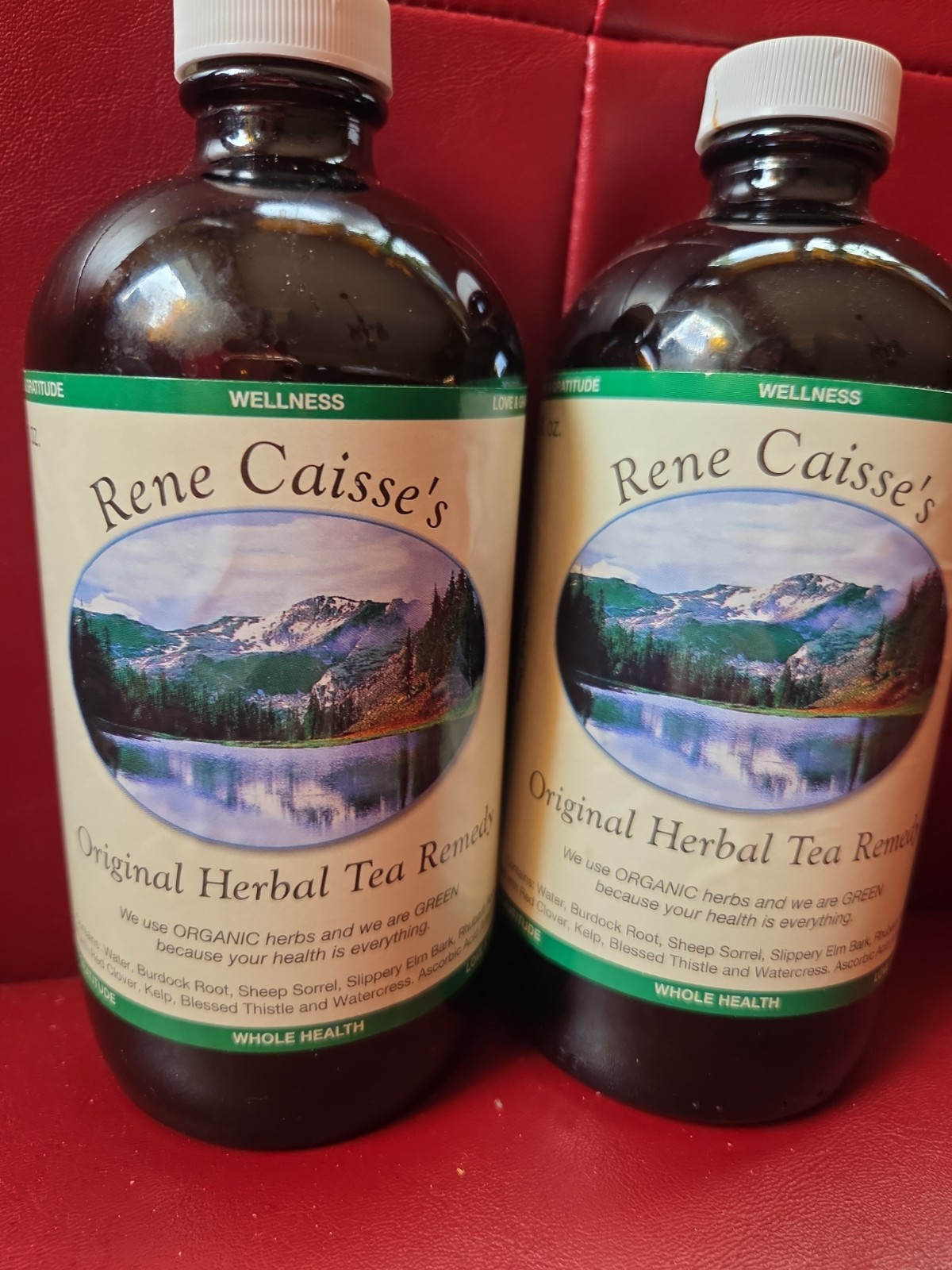Essiac Tea – Original Recipe – Two 16 Ounce Bottles