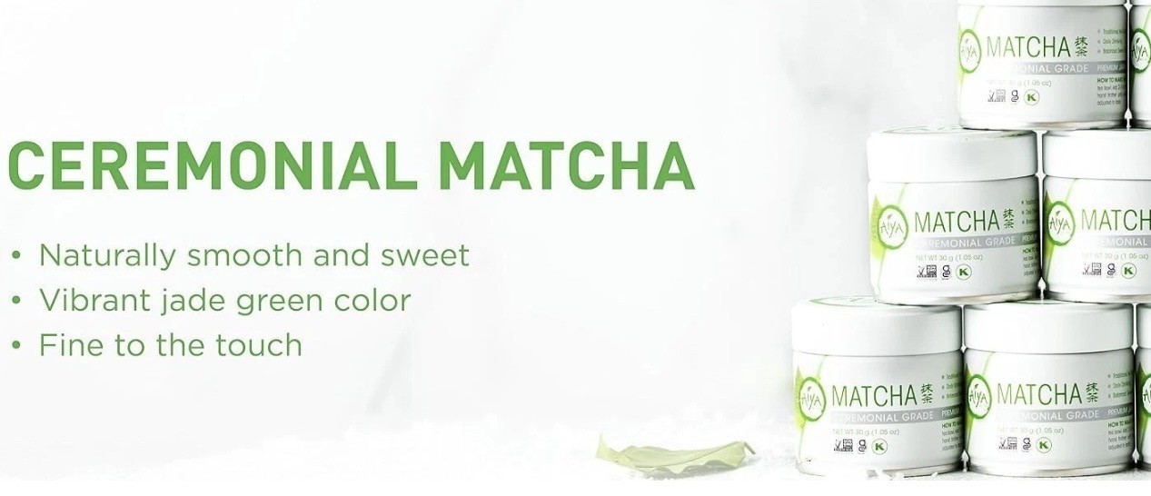 AIYA Ceremonial Matcha Green Tea Powder 30g Tin – First Harvest – NEW