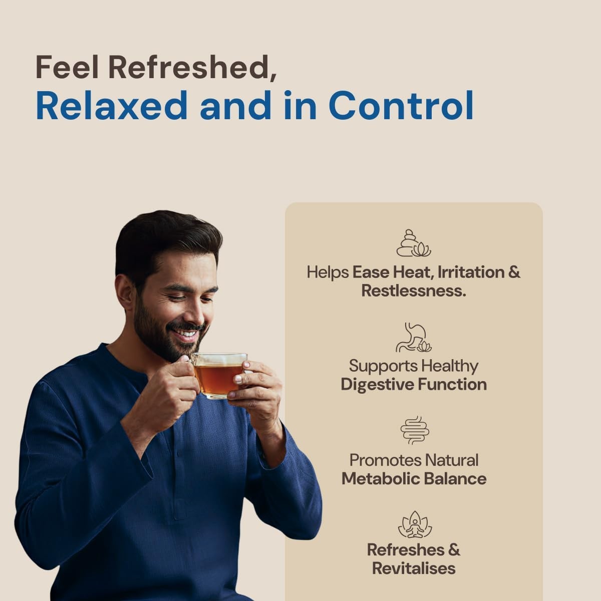 Maharishi Ayurveda All Natural Pitta Soothe Herbal Tea, 20 Tea Bag