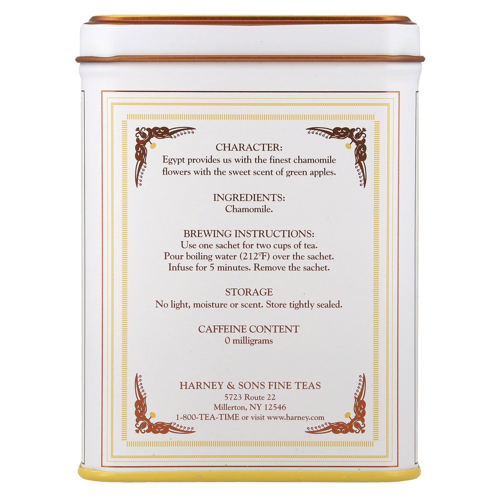 Harney Sons Fine Teas Chamomile Herbal 20 Sachets 0 9 oz 26 g Kosher