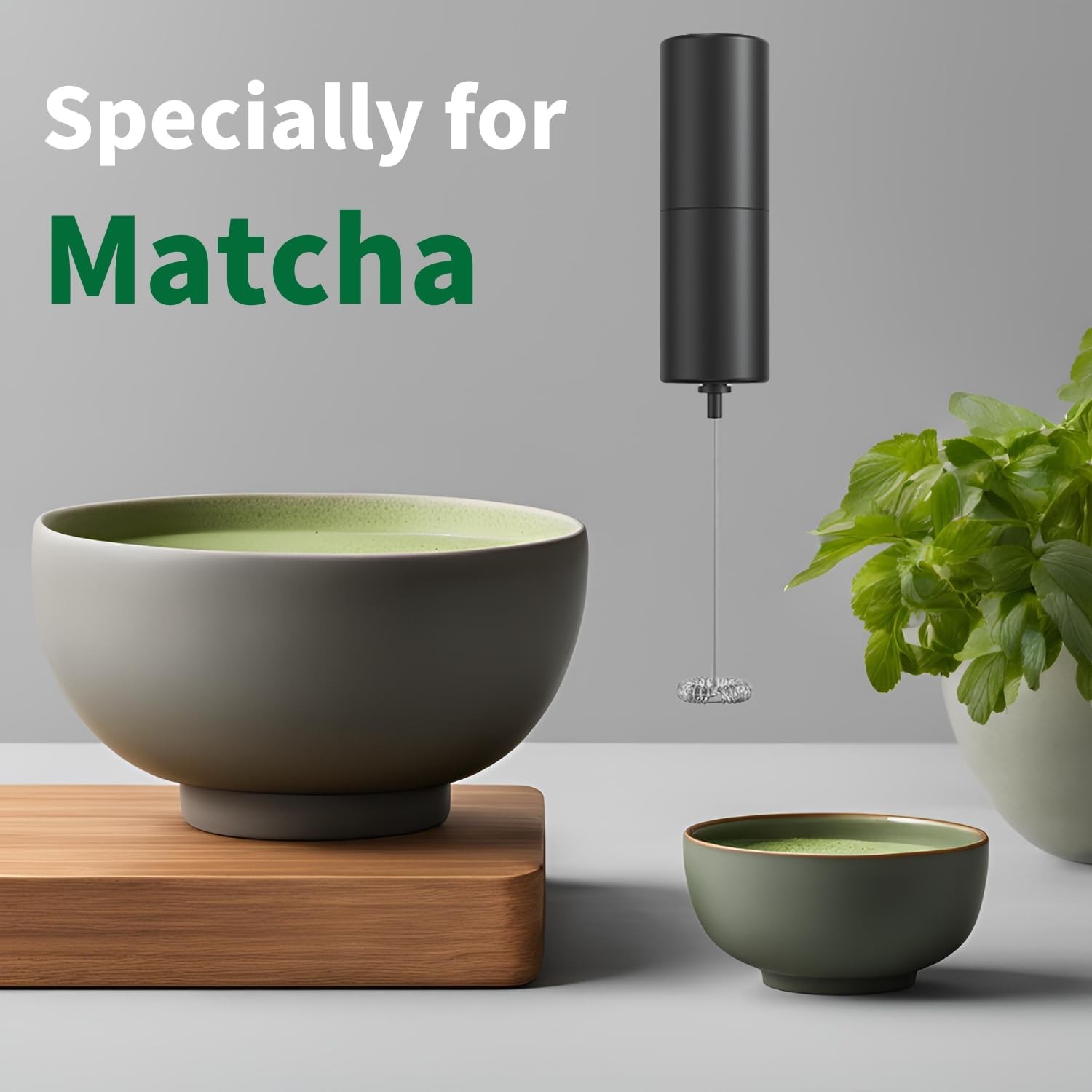 Matcha Whisk & Frother Set – whisk – Matcha Mixer, Easy to Use Macha Wisk Kit…