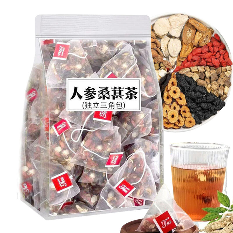 Ginseng Six Treasure Tea – Kidney Tea ,Kidney Cleanse Tea , Chinese Herbal Tea