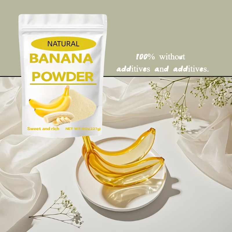 Natural Banana Powder Sugar-Free Additive Free Gluten Free No Artificial Flavors