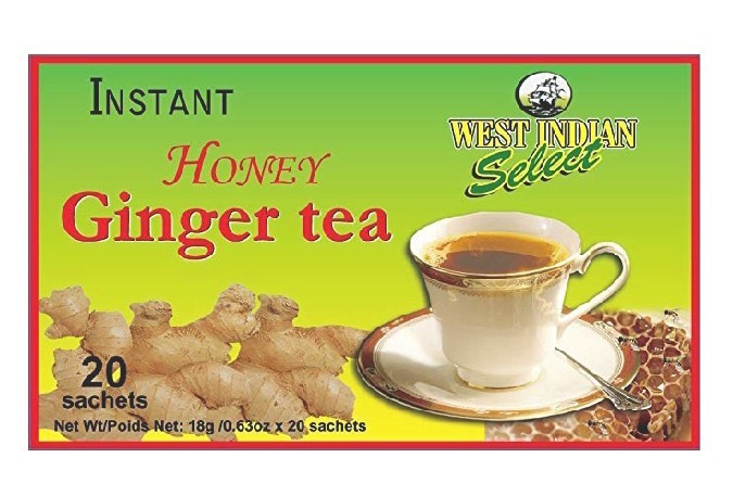 West Indian Ginger Tea Instant Honey Crystals Ginger Tea 20 sachets