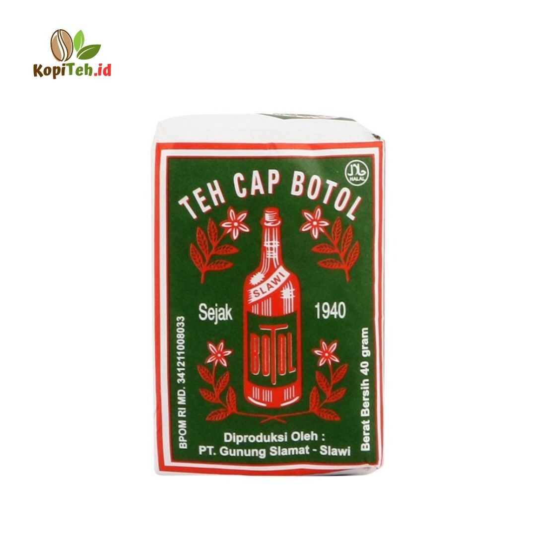 4 x 40gr TEH CAP BOTOL HIJAU JASMINE GREEN TEA POWDER FROM INDONESIA