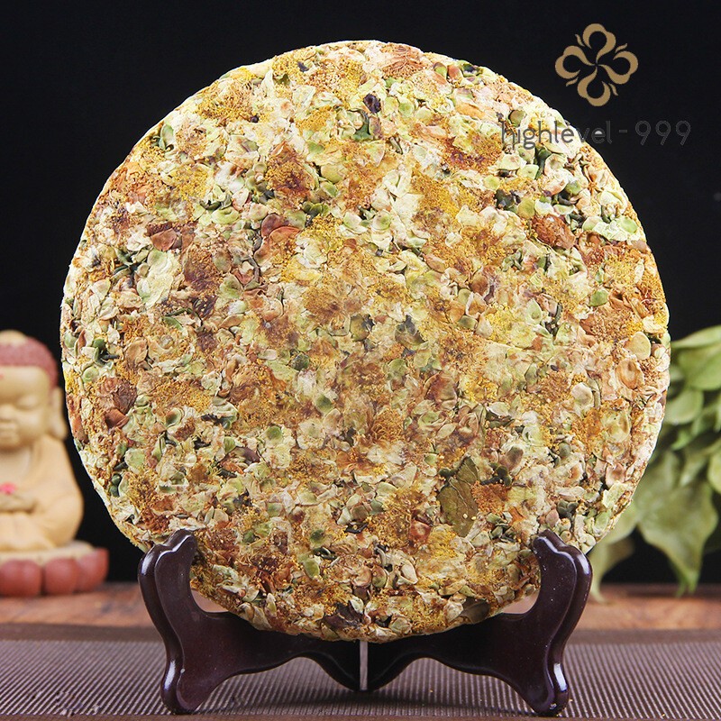 Yunnan Pu’er Tea Puer Flower Lincang Snowy Mountains Ancient Trees Raw Tea 357g