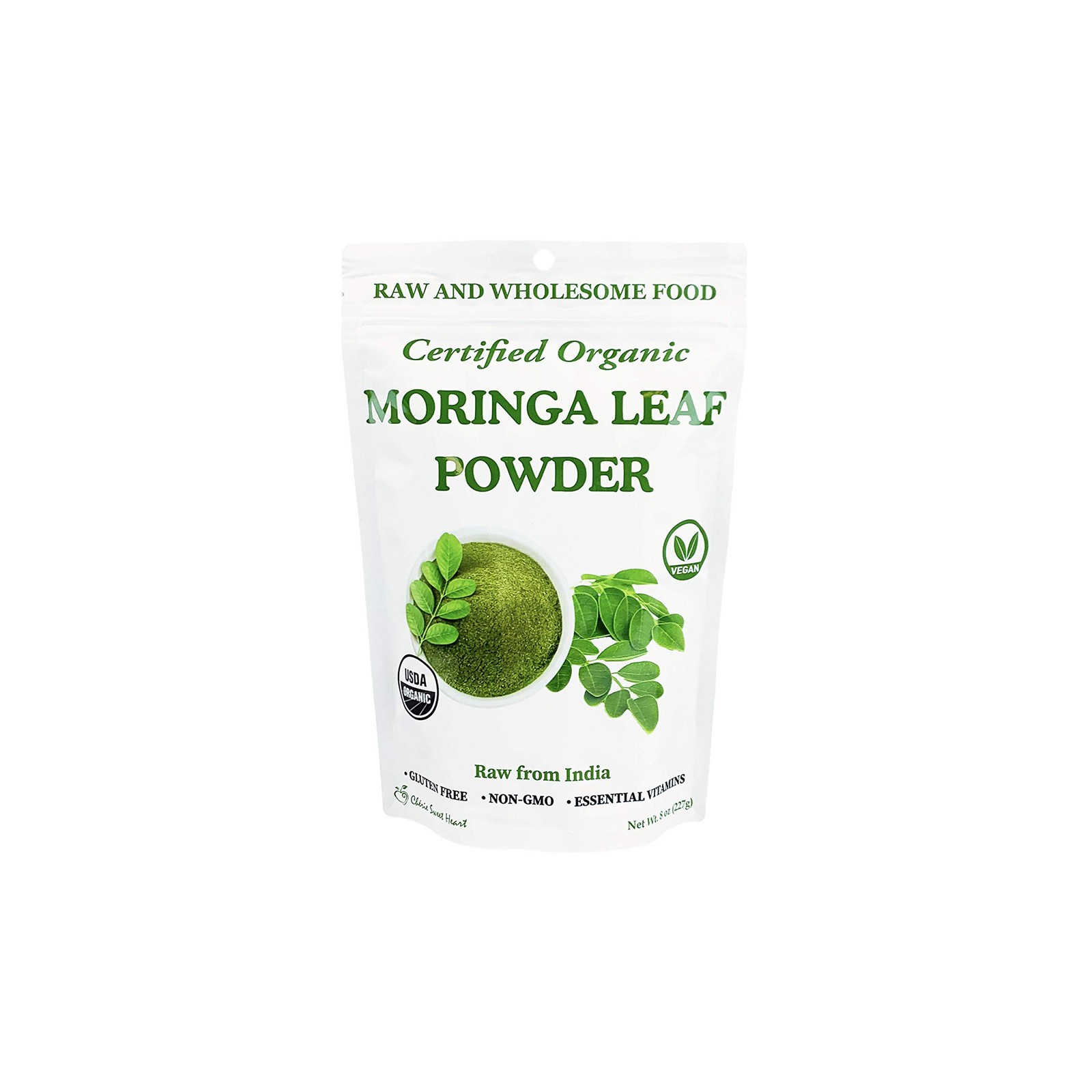 Organic Moringa Oleifera Leaf , 100% Raw from India, Perfect for Smoothies, D…