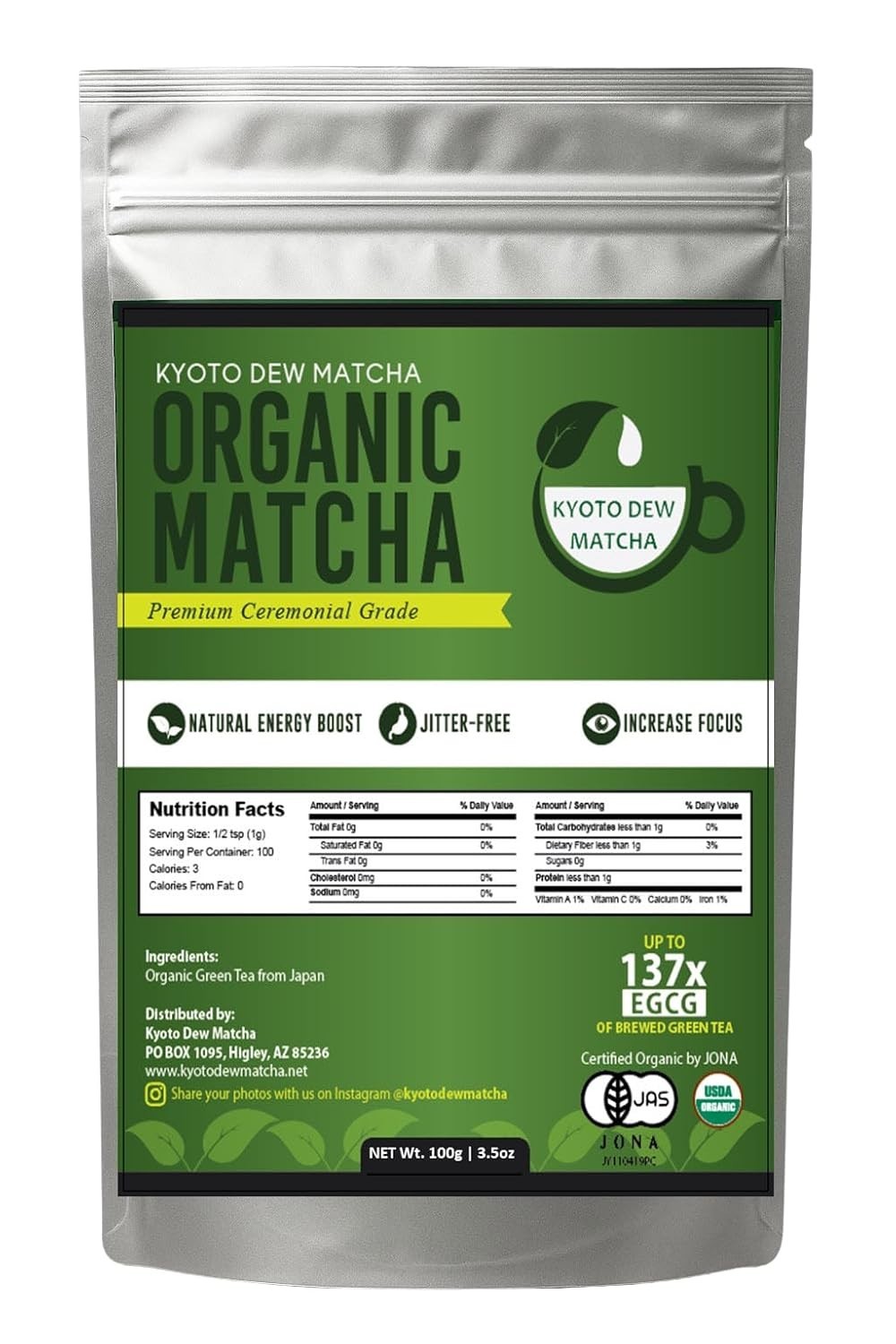 Ceremonial Blend – Authentic Japanese First Harvest – USDA & JAS Organic Cere…