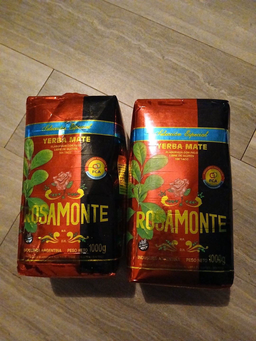 Lot of 2 Rosamonte Yerba Mate 1000G/2.2 Pounds – Best Buy Date is May 7, 2026