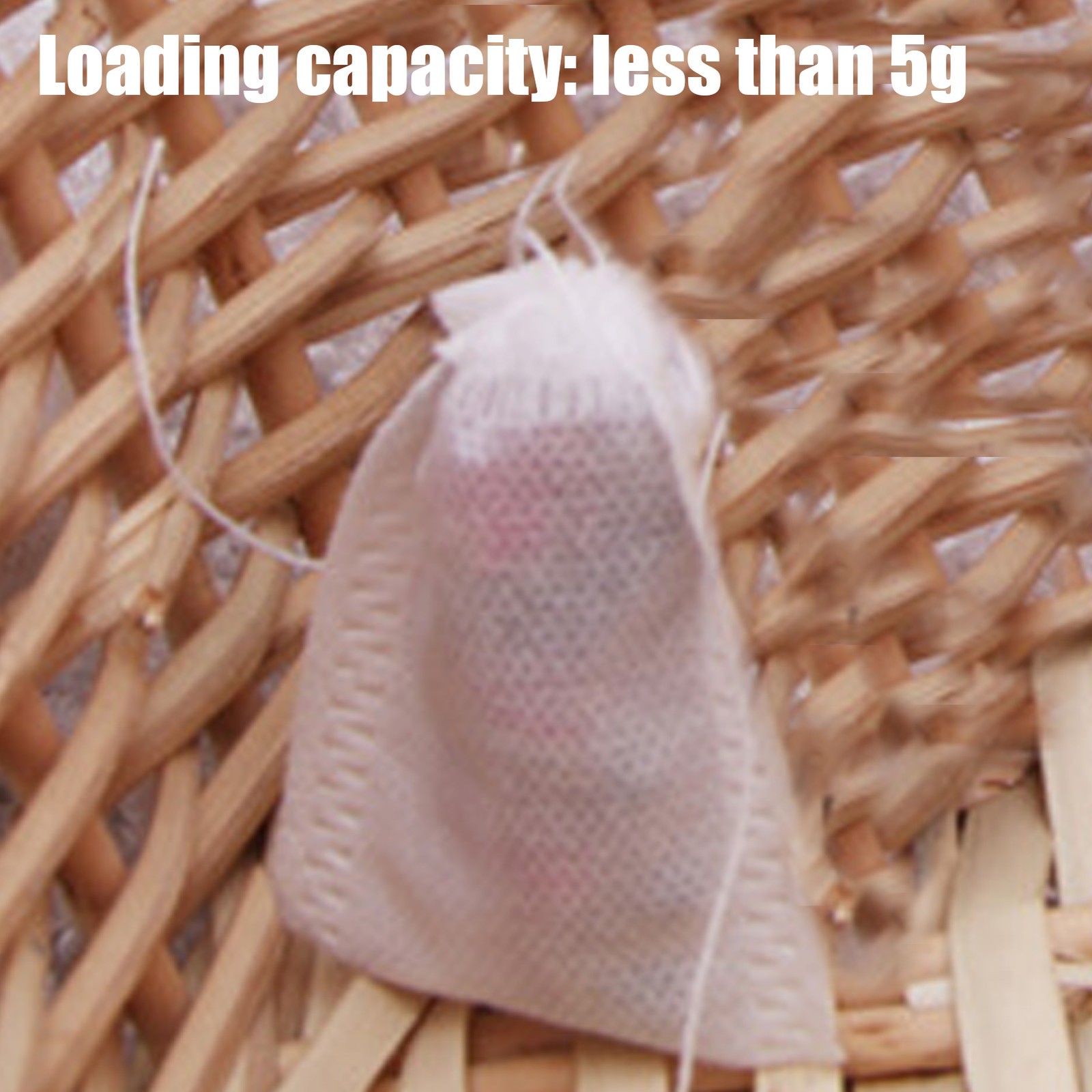 100x Tea Filter Bag Tea Bags For Loose Tea Reusable Empty Tea Filter Bags