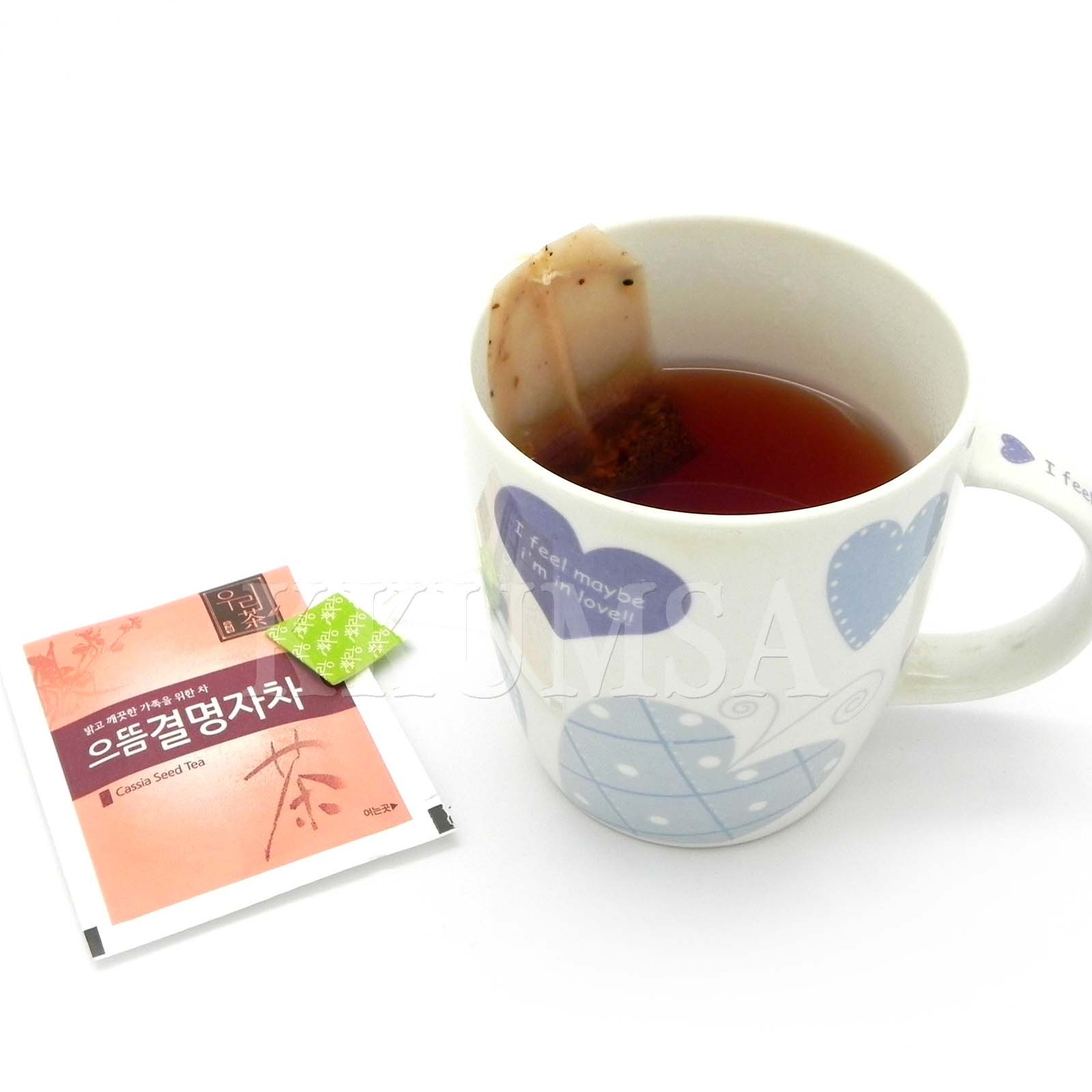 100% Pure Natural Cassia Seed Tea 100 Tea bags improve vision /Produced in Korea