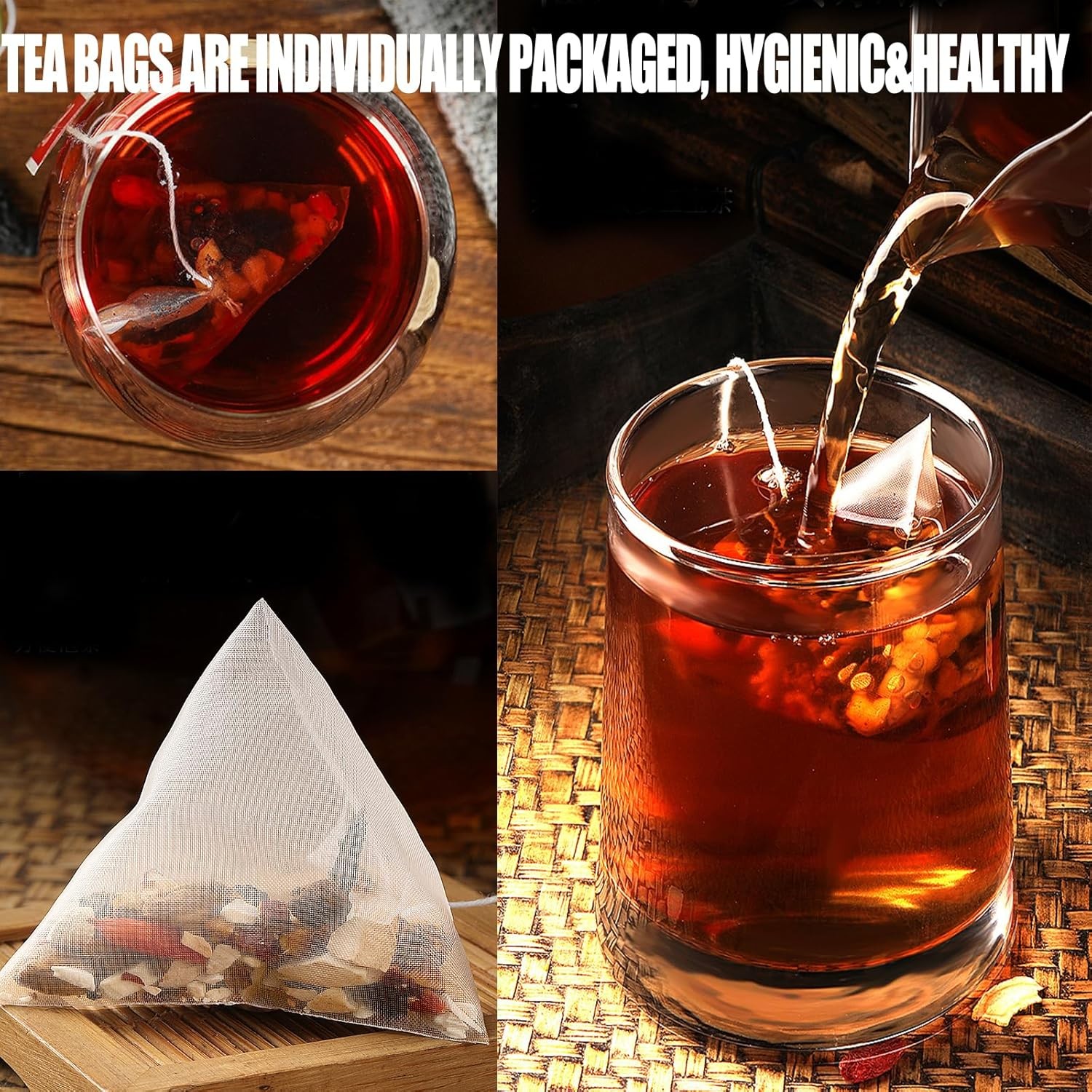25pcs Ginseng Five treasure tea , Kidney tea ,liver tea , red date kidney health