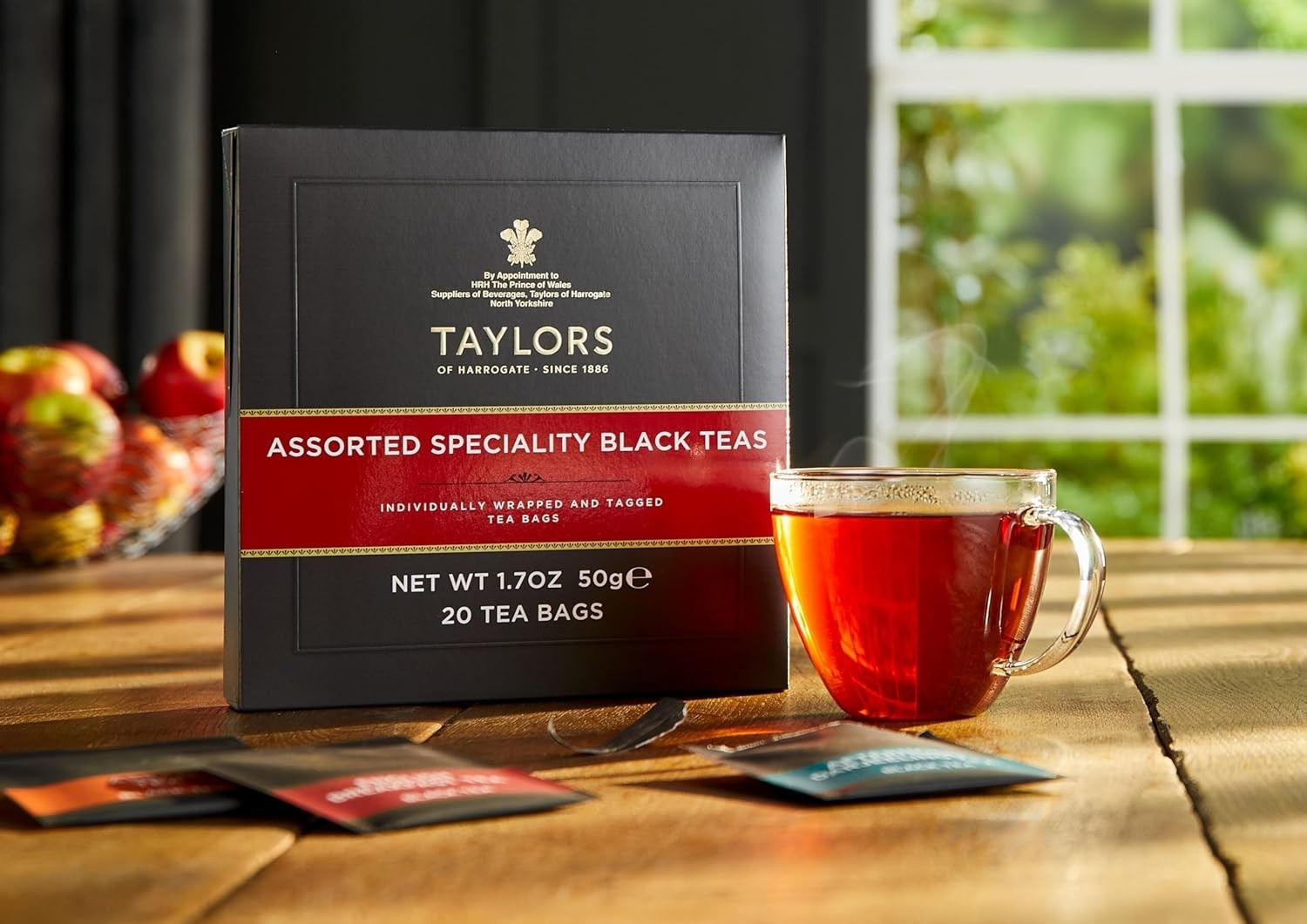 Black Tea Sampler, Assorted Variety Gift Box, 20 Teabags