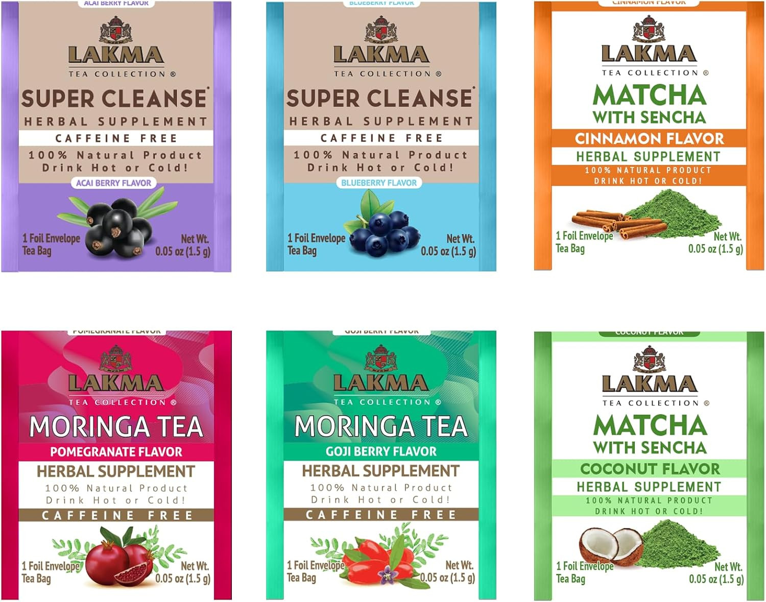 Lakma 14 Day Cleanse Kit Green Tea – 42 Tea Bags