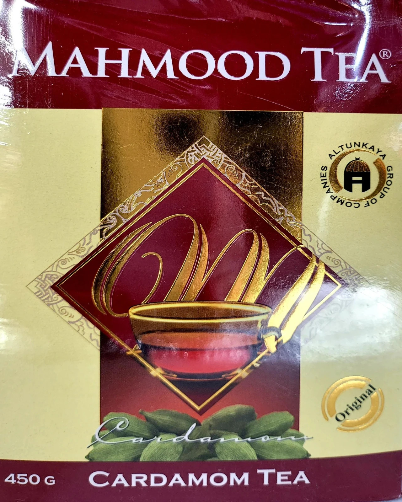 Mahmood Tea Cardamom 450g – Authentic Ceylon, Full Leaf, 100% Original, Halal