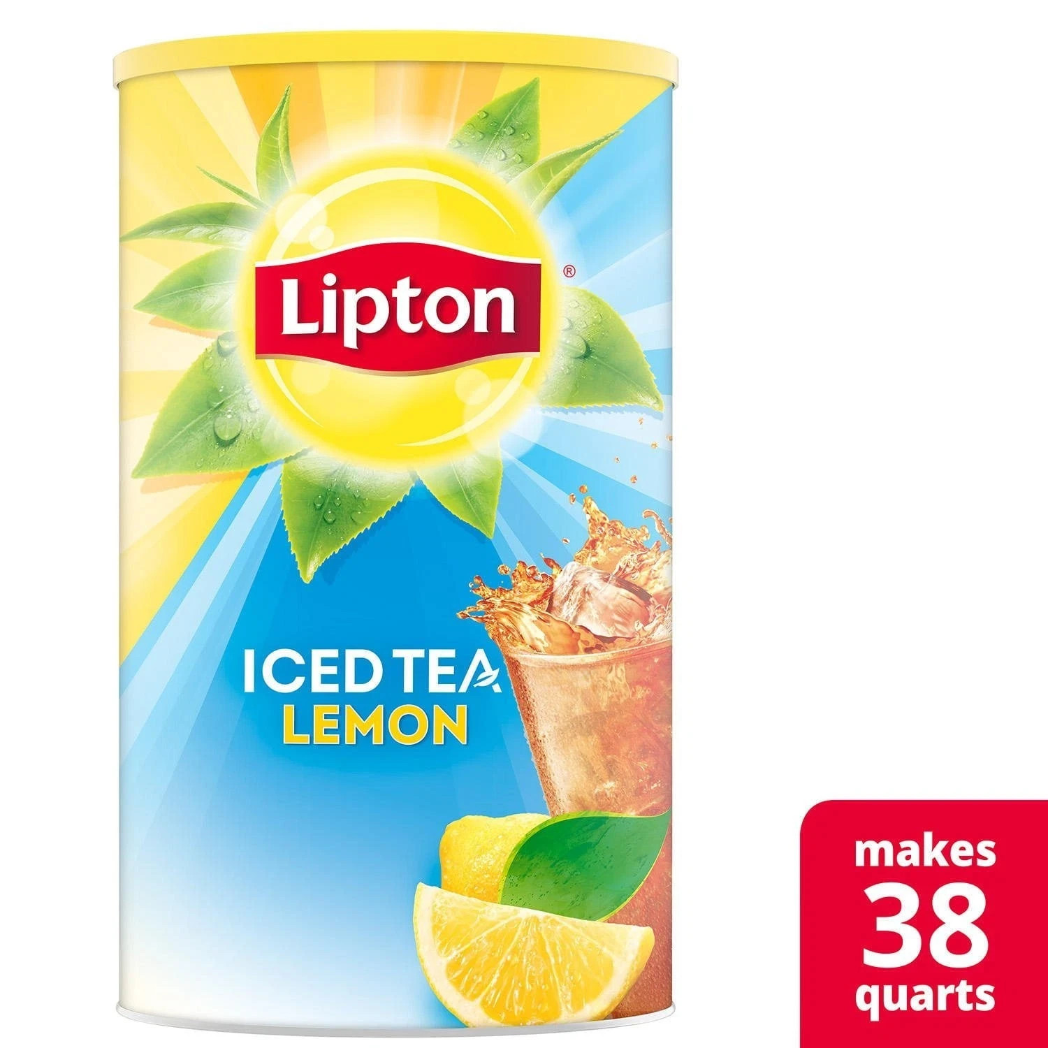 2 PACK Lipton Sweetened Iced Tea Mix, Lemon (89.8 Oz.) FREE SHIPPING