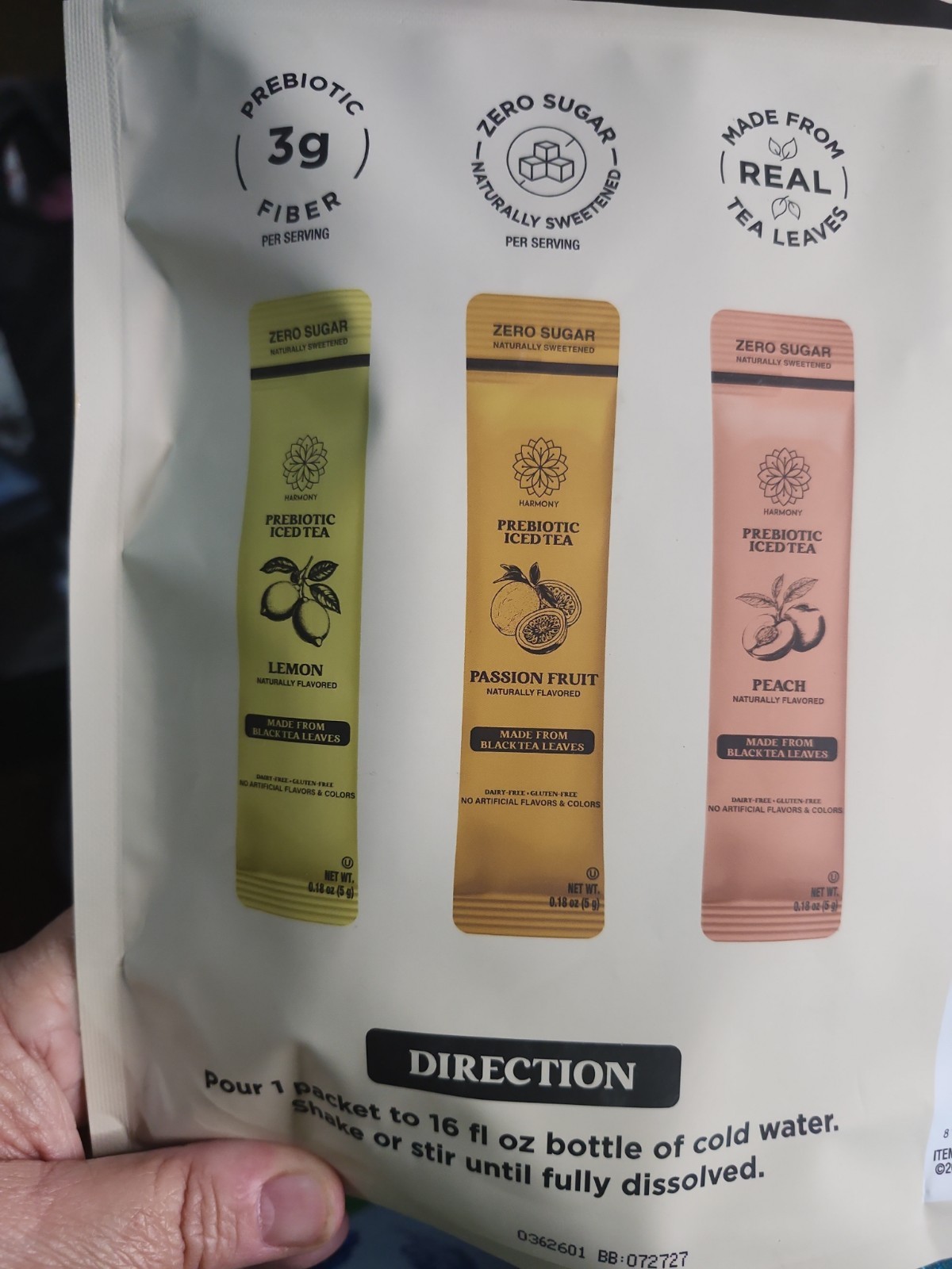 Prebiotic Iced Tea Zero Sugar 30 Pack New Sealed Dairy And Gluten Free