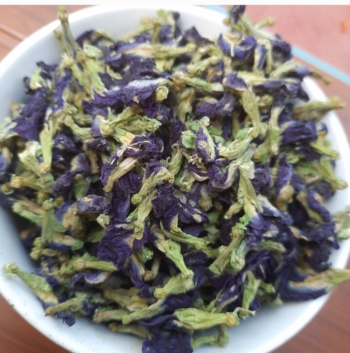 Blue Butterfly Pea Flowers Herb Tea Original CLITORIA TERNATEN 2500g + FREE 100g