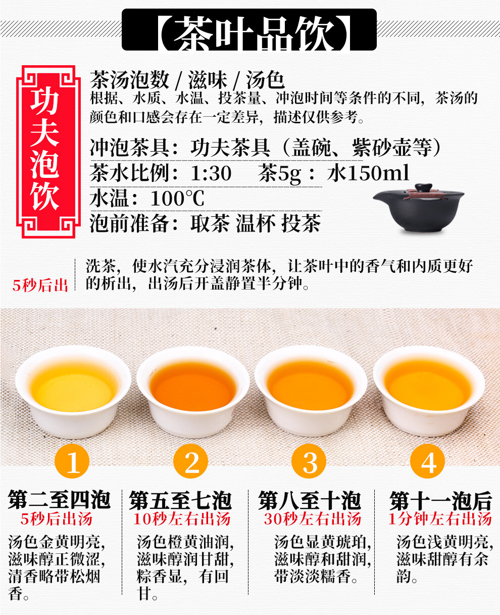 BAISHAXI Qian Liang Tea Hunan Anhua Dark Tea 320g QianLiang Tea Brick Black Tea