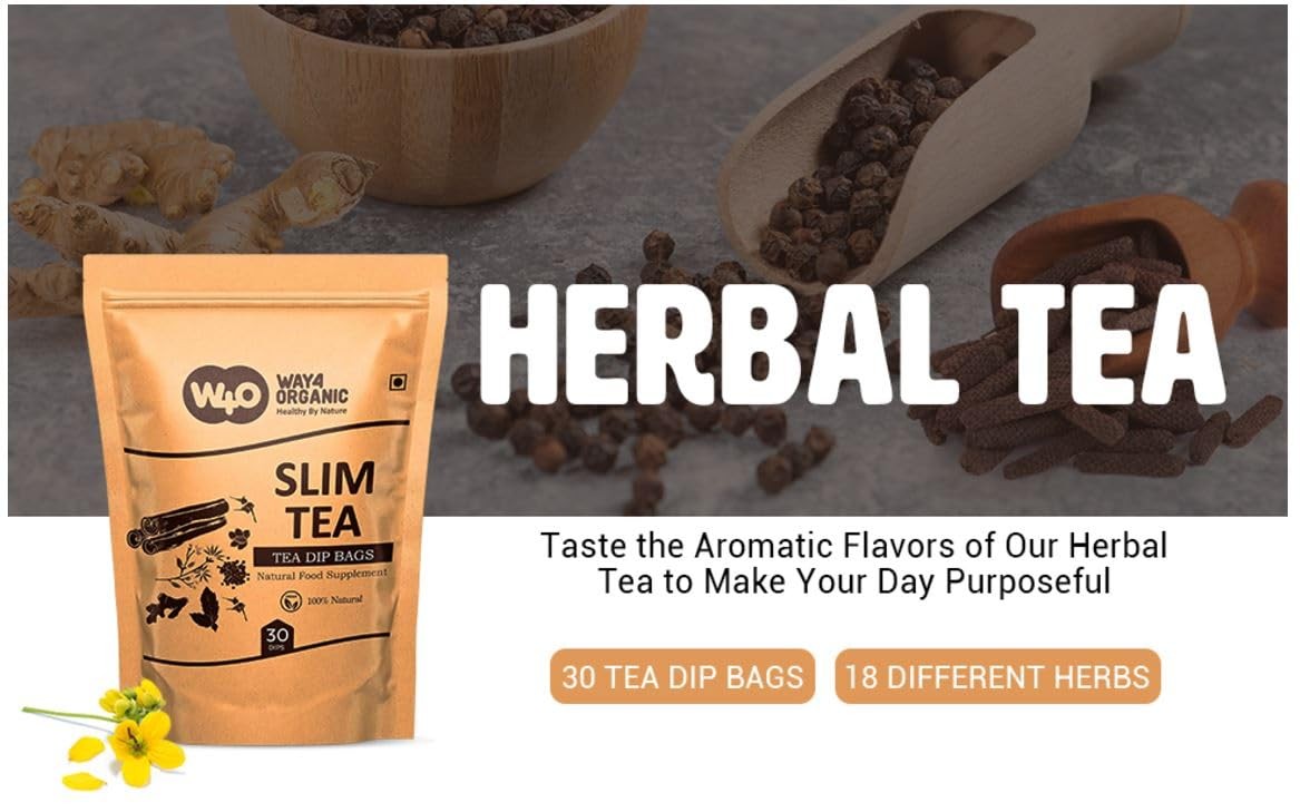 Herbal Tea One Tea with 18 Herbs Cleanse and Detox 30 Tea Bags