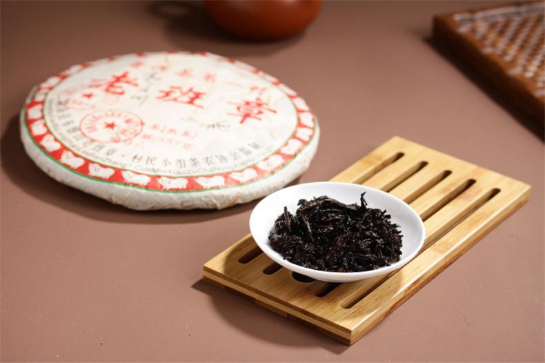 Ripe Puerh Tea Ban Zhang Old Tree 357g Cake Cooked Pu Erh Natural