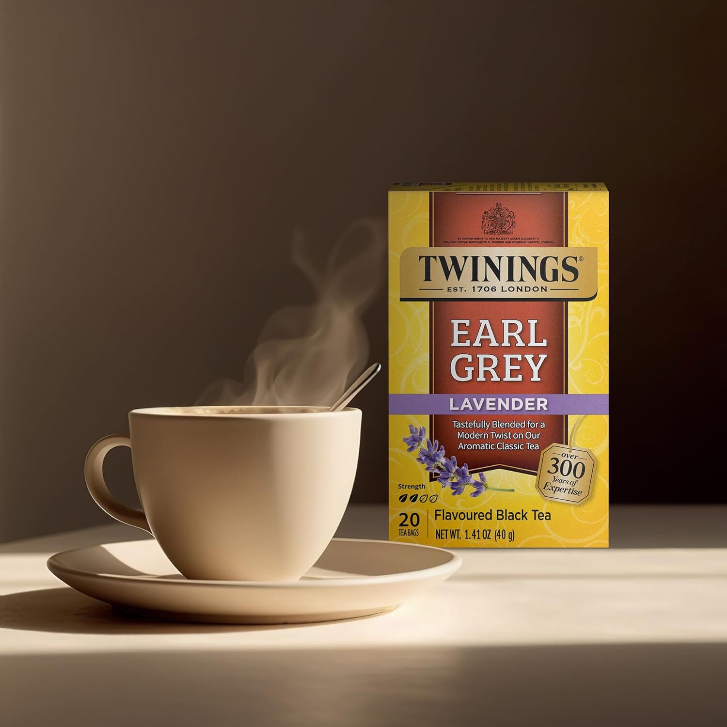 2 Pack -Twinings Earl Grey Lavender Tea Bags – Caffeinated – 20 count each
